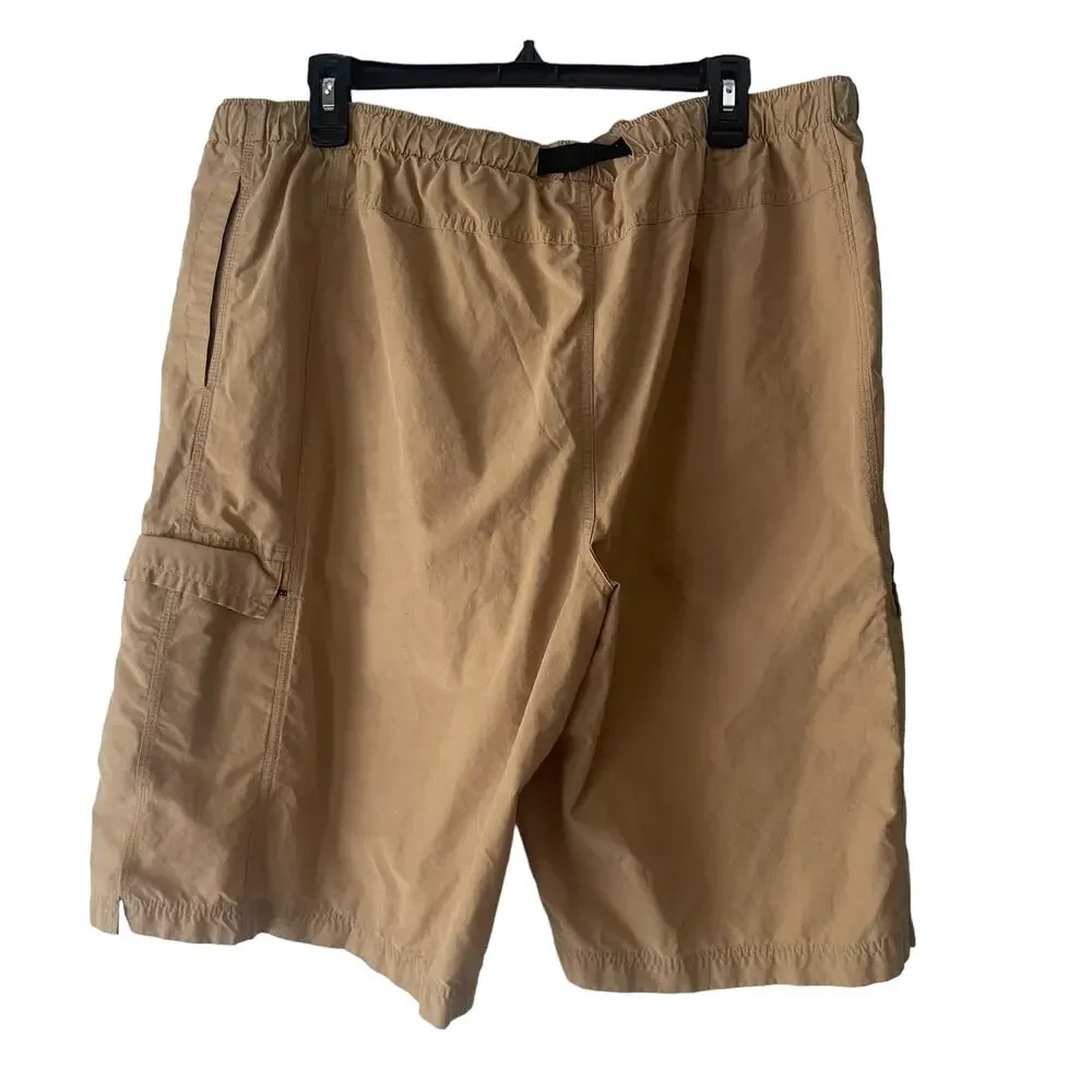 Alpine Design Men's Size XL Tan Cargo Belted‎ Outdoor Shorts
